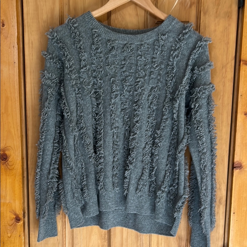 MADEWELL Gray Textured Women's Sweater. Size XSmall.